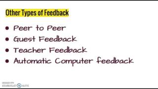 Chapter 8: Assessment & Feedback