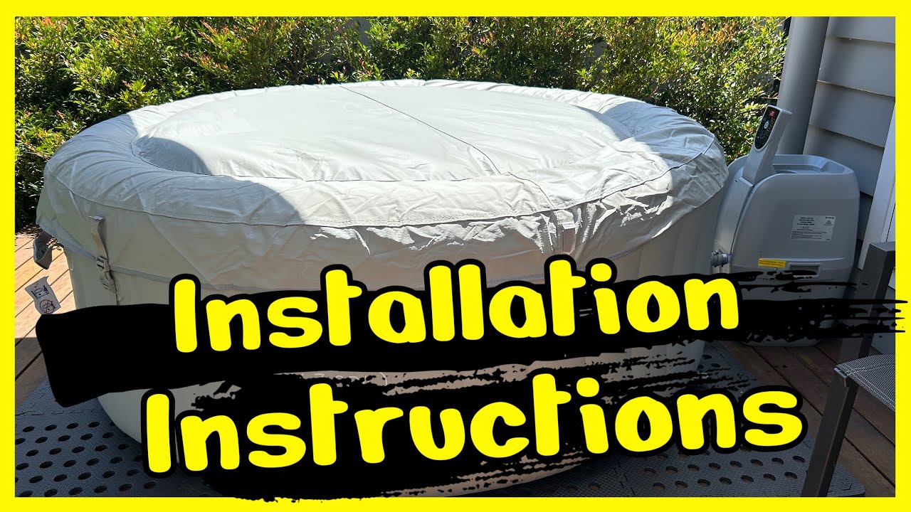 Bestway LAYZSPA Tahiti Installation Instructions Bunnings 499 — free download