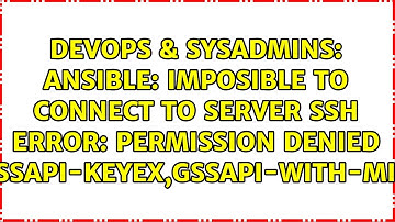 Ansible: imposible to connect to server SSH Error: Permission denied...
