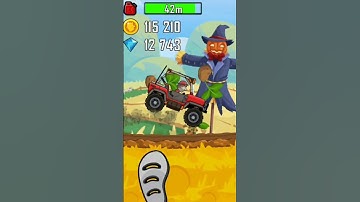 Harvest in hill climb racing | hill climb racing gameplay 🚛🚛🚛 #gamer #shorts