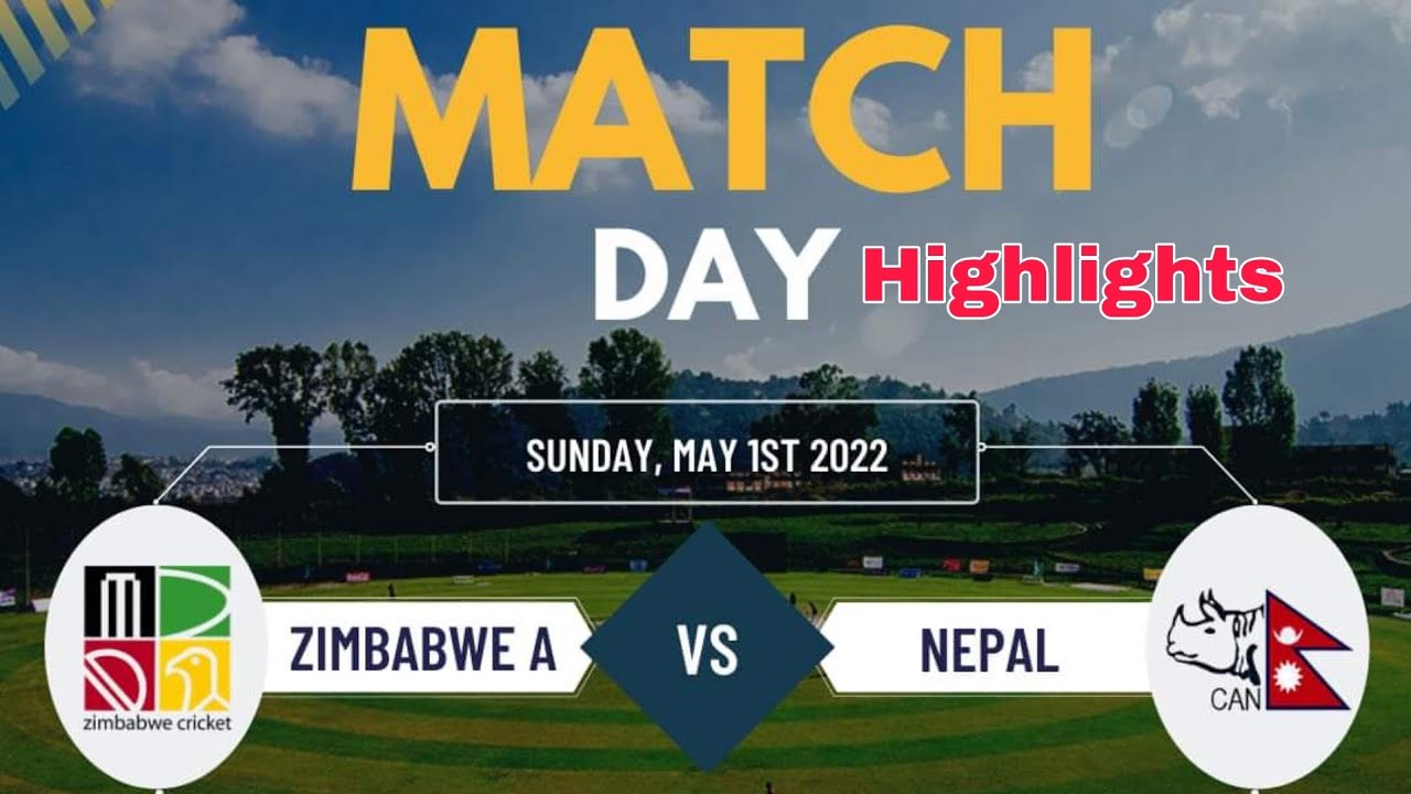 Nepal vs Zimbabwe || Highlights ||