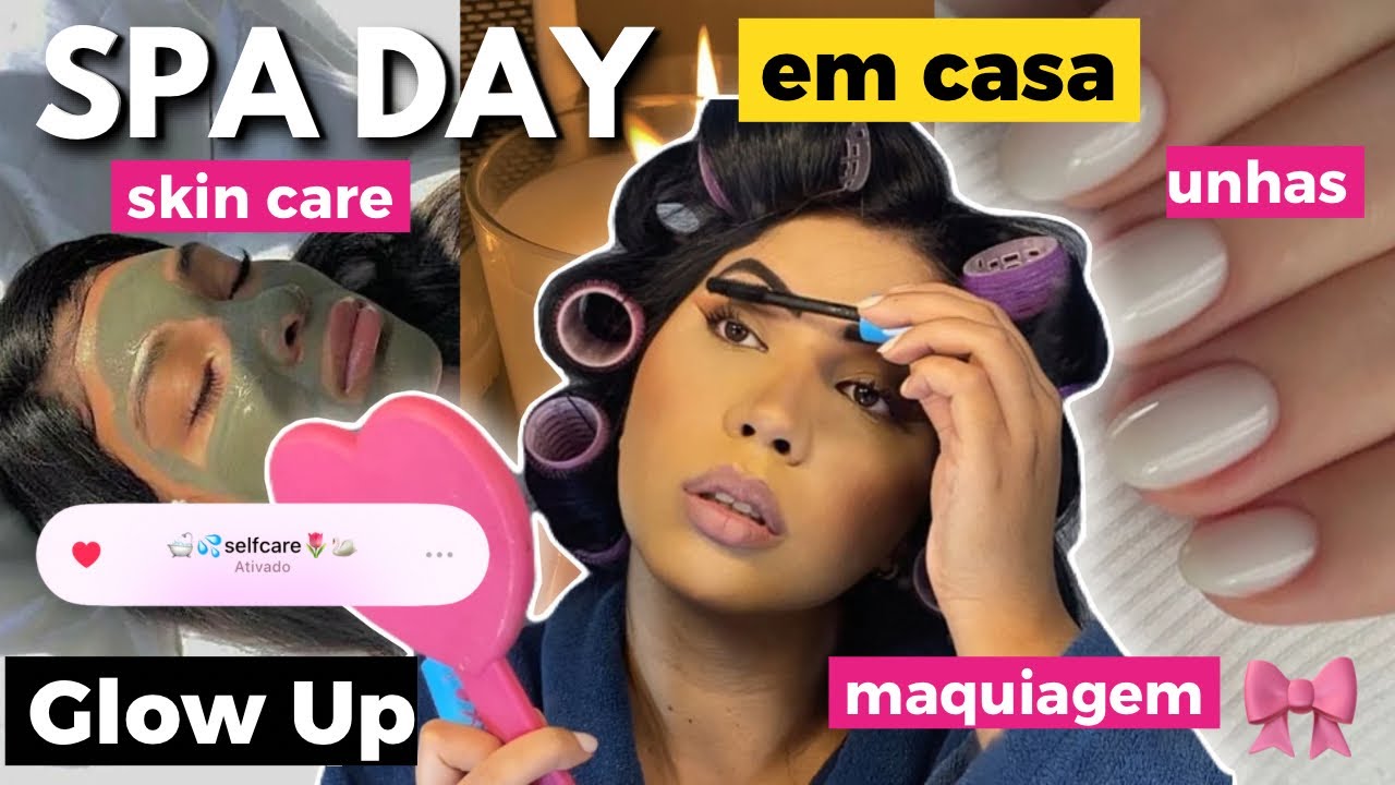 fiz um SPA DAY em casa 🌷autocuidado, cabelo e depilação