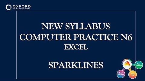 COMPUTER PRACTICE N6 SPARKLINES