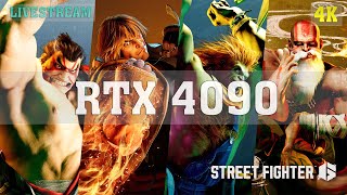 Street Fighter 6 | 4K 60FPS | SF6 | RTX 4090 | W-3175X | UberRig | ThirtyIR