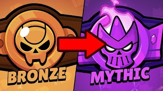 Brawl Stars From 💀Bronze Ranked💀 To 😎Mythic Ranked😎 ( On My Main Account )