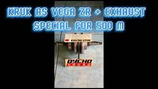 🛠️ Test Run Kruk As & Knalpot for VEGA ZR - 500 meter 🔥