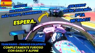 Team Radio | La furia de Franco Colapinto con Alpine  que casi le costó la Séptima Posición |