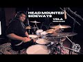 Anup sastry  vola  head mounted sideways drum cover