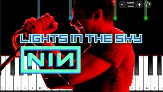 Nine Inch Nails - Lights In The Sky - Piano Tutorial - Little Miss Scare-All
