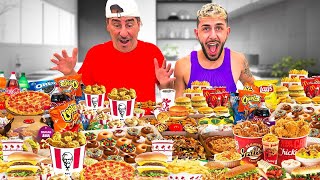EATING 100,000 CALORIES IN 24 HOURS CHALLENGE!