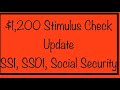 $1,200 Stimulus Check Update for SSI, SSDI, Social Security – Friday, October 9th Update