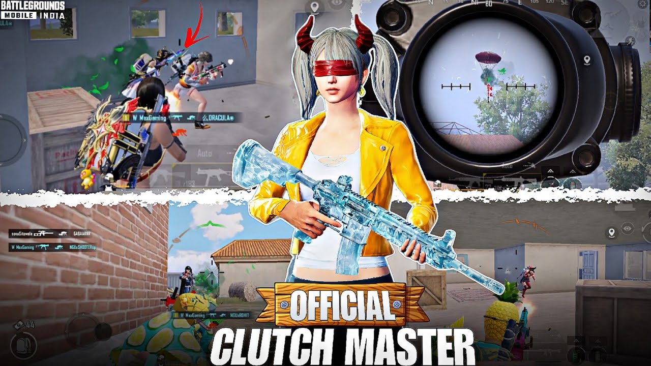 OFFICIAL CLUTCH MASTER OF THIS EVENT 🔥| 1V4 CLUTCHES | BGMI - YouTube