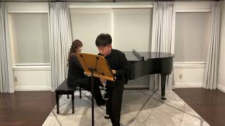 Carl Maria von Weber's Clarinet Concerto No. 1 in F minor, Op. 73 - Allegro - Jayden Lim (14yrs)