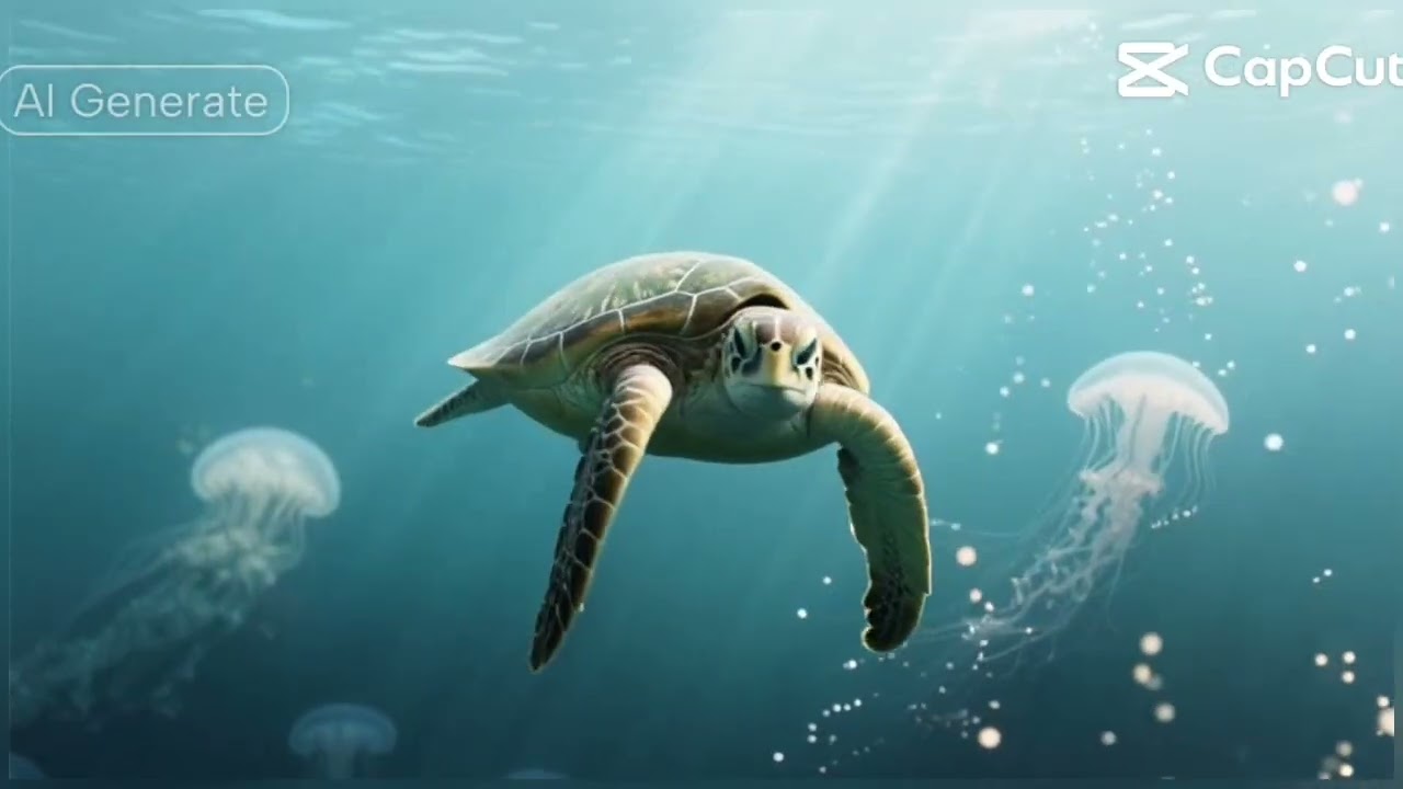 Relaxing 10 minute Underwater Jellyfish and Nature Video 