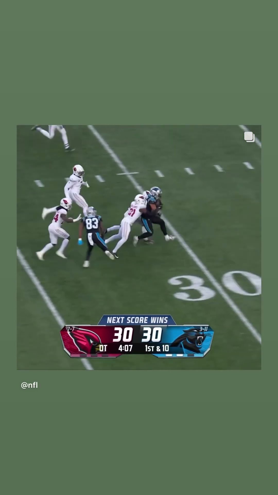 Big hole ?️ #hoodnews #ChubaHubbard #panthers #arizonacardinals #football #omg #how #wow #run #fast