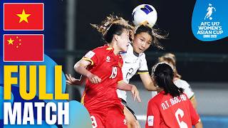 LIVE 🔴 Vietnam vs China PR | Group Stage – AFC U17 Women's Asian Cup™ 2026