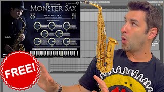 Monster Sax - FREE Saxophone VST Plugin | BEST Free VST Plugins Detective 🕵️🔎