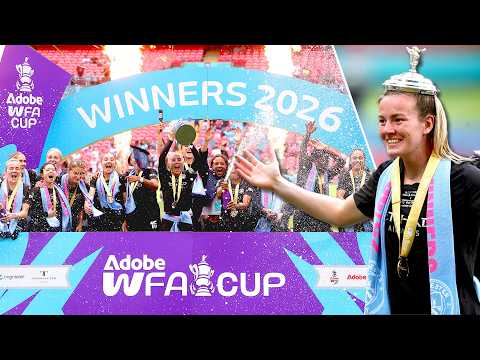 Manchester City Celebrate Winning The Adobe Women’s FA Cup! 🏆 2025-26