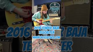 2016 Fender Baja Telecaster nwvintageguitars.com #fyp #guitar #electricguitar #telecaster