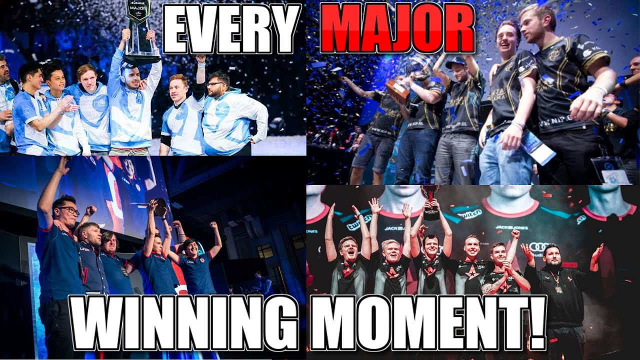 EVERY CSGO MAJOR WINNING MOMENT (2013-2019) - YouTube