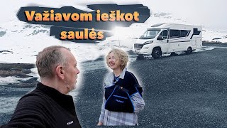 CAMPERVAN TRIP IN NORWAY | Snowy Mountains, Waterfalls and Unexpected Stops
