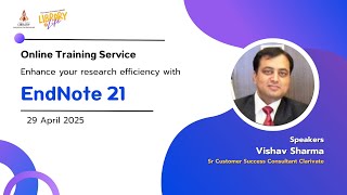 Enhance your research efficiency with EndNote21 (Eng.ver)