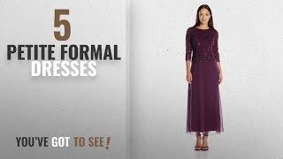 Top 10 Petite Formal Dresses [ Winter 2018 ]: Alex Evenings Women's Petite Long Mock Dress with Lace