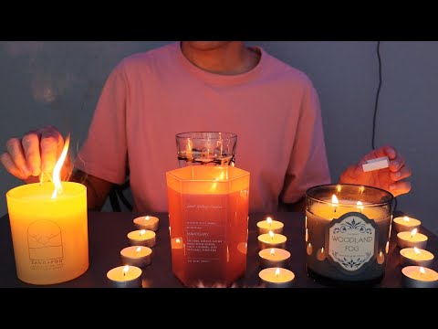 Lighting Candles & Matches and Blowing Them Out (ASMR)