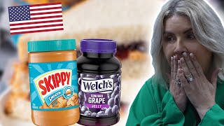 BRITS Try PEANUT BUTTER and JELLY Sandwiches for the First Time!