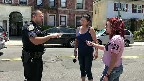 Raw Footage / Cops Called on Mom & Teen for Blocking Parking Spot...NYPD Sergeant Shows up!