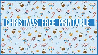 🎁 Free Printable Christmas Candy Cane | Friday freebie free printables craft giveaway