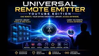 How to Broadcast Your Energetic Library Anywhere | Universal Remote Emitter | Morphic Field - YTE