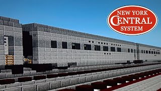 Minecraft New York Central Empire State Express Passenger Car Tutorial