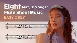 Eight - IU 아이유 (Flute Sheet Music Easy) by sonye flute