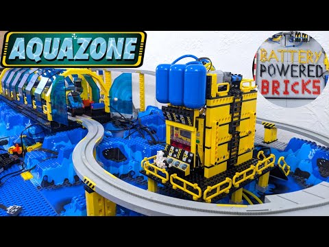 The monorail is finally automated! Aquazone Diorama Update