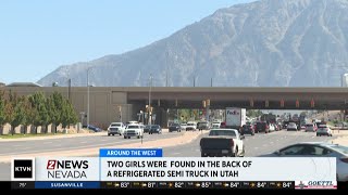 Two girls found in refrigerated semi-truck after crash on Utah highway