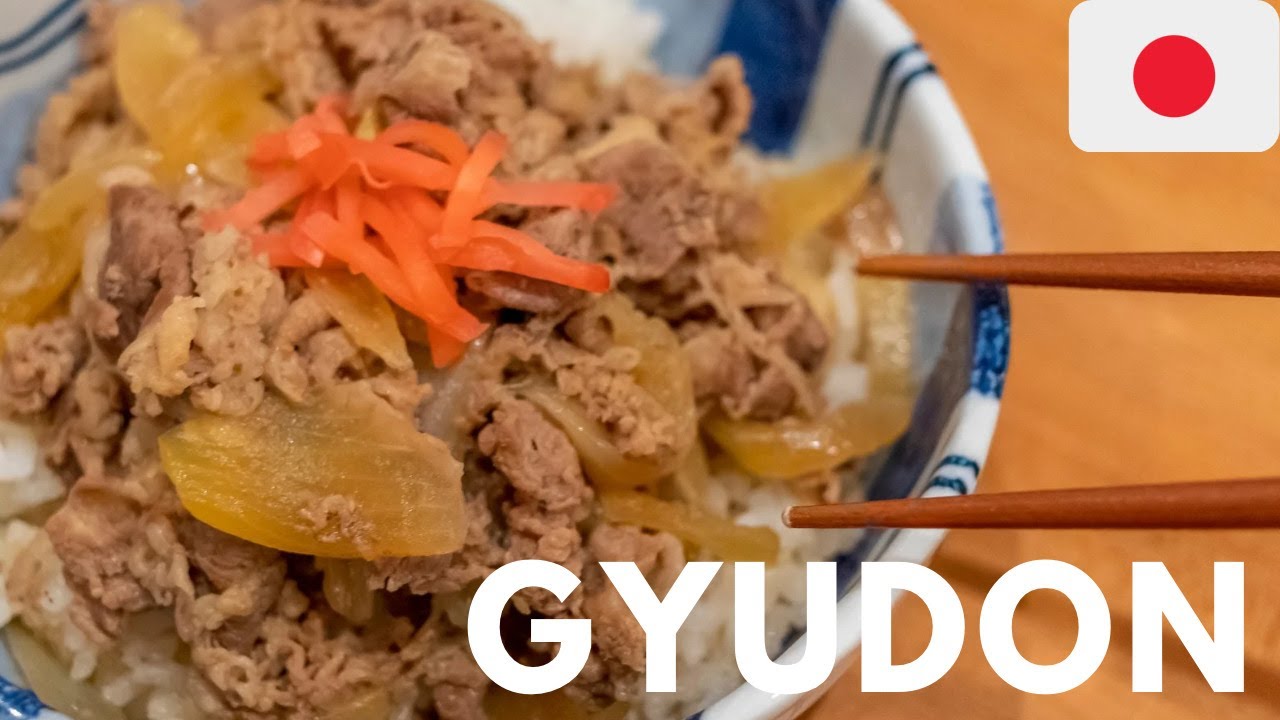 Gyudon / Receta de bol de arroz con ternera en solo 20 minutos / Comida japonesa rápida y fácil