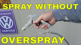 more airless spraying tips without getting any overspray HOW I DO IT.....