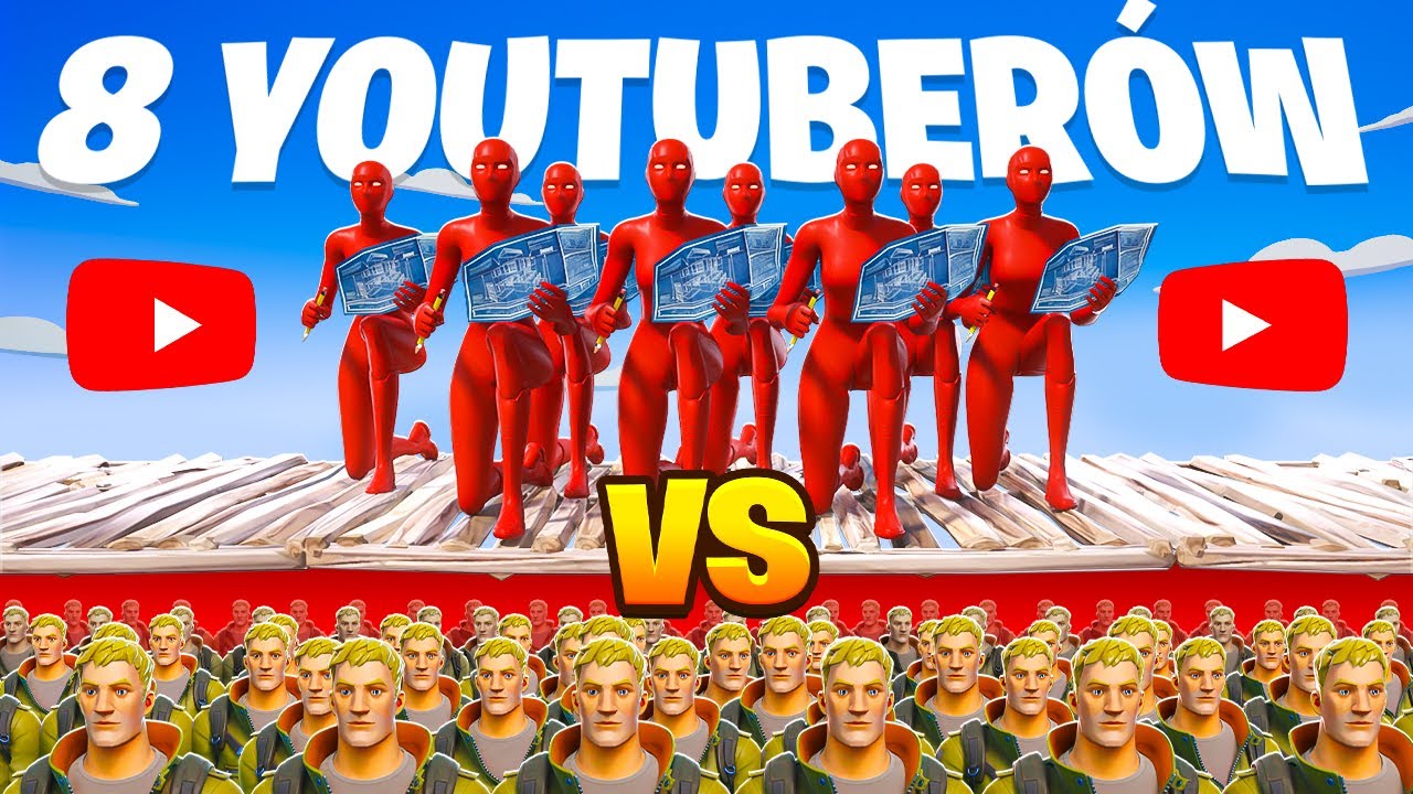 8 PRO vs 72 WIDZÓW na SKYBASE w Fortnite