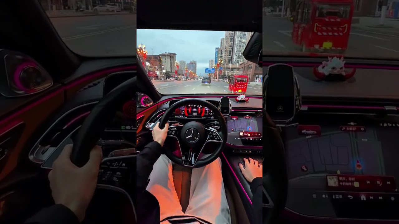 Mercedes-Benz smooth driving 😍🔥