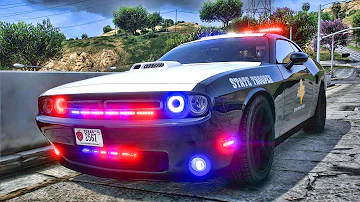 Playing GTA 5 As A POLICE OFFICER Highway Patrol| GTA 5 Lspdfr Mod| Live