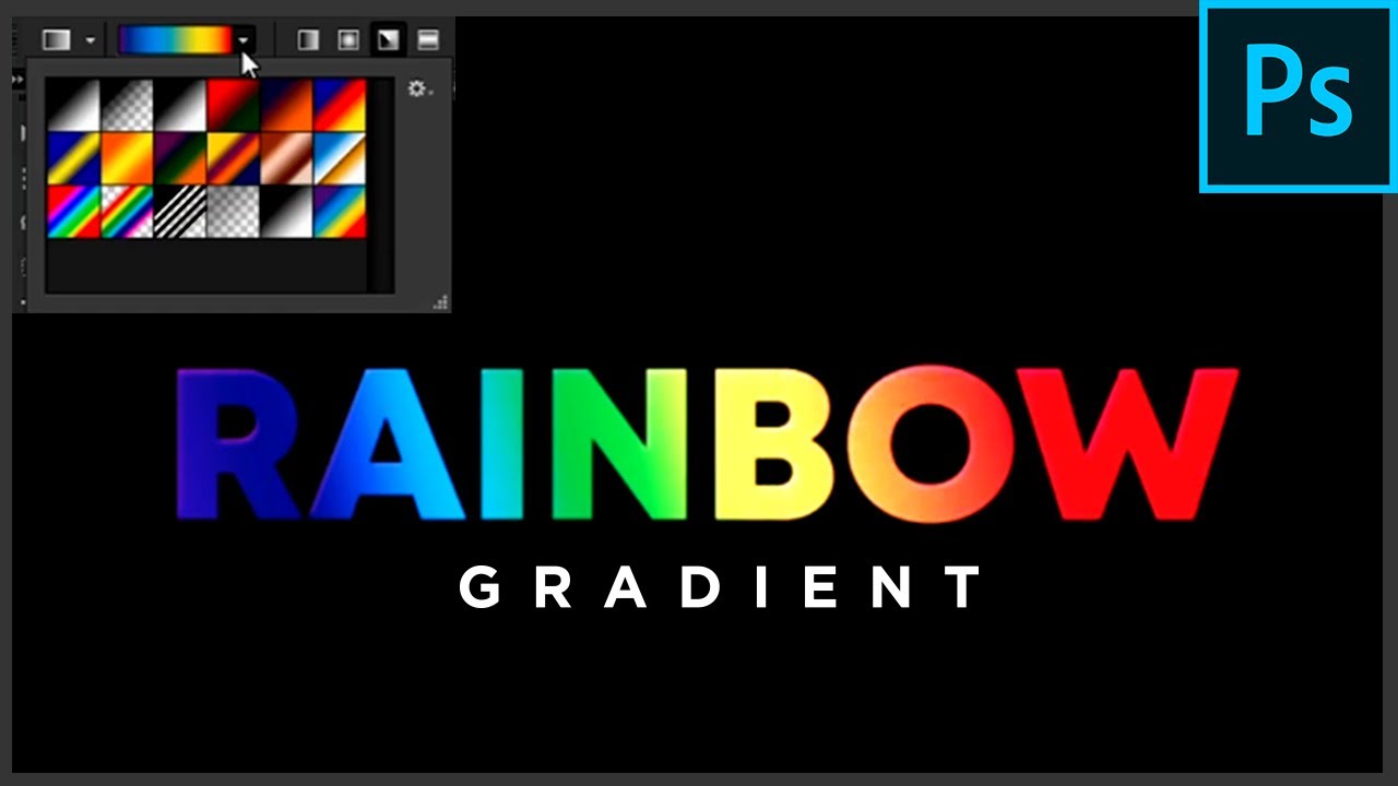 photoshop rainbow gradient download