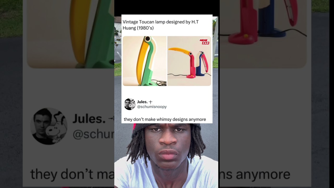 Vintage Toucan lamp designed by H.THuang (1980's)