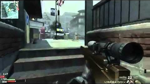 【MW3:PS3】 irusukeのCOD ～凸スナになりたくて Part:01～
