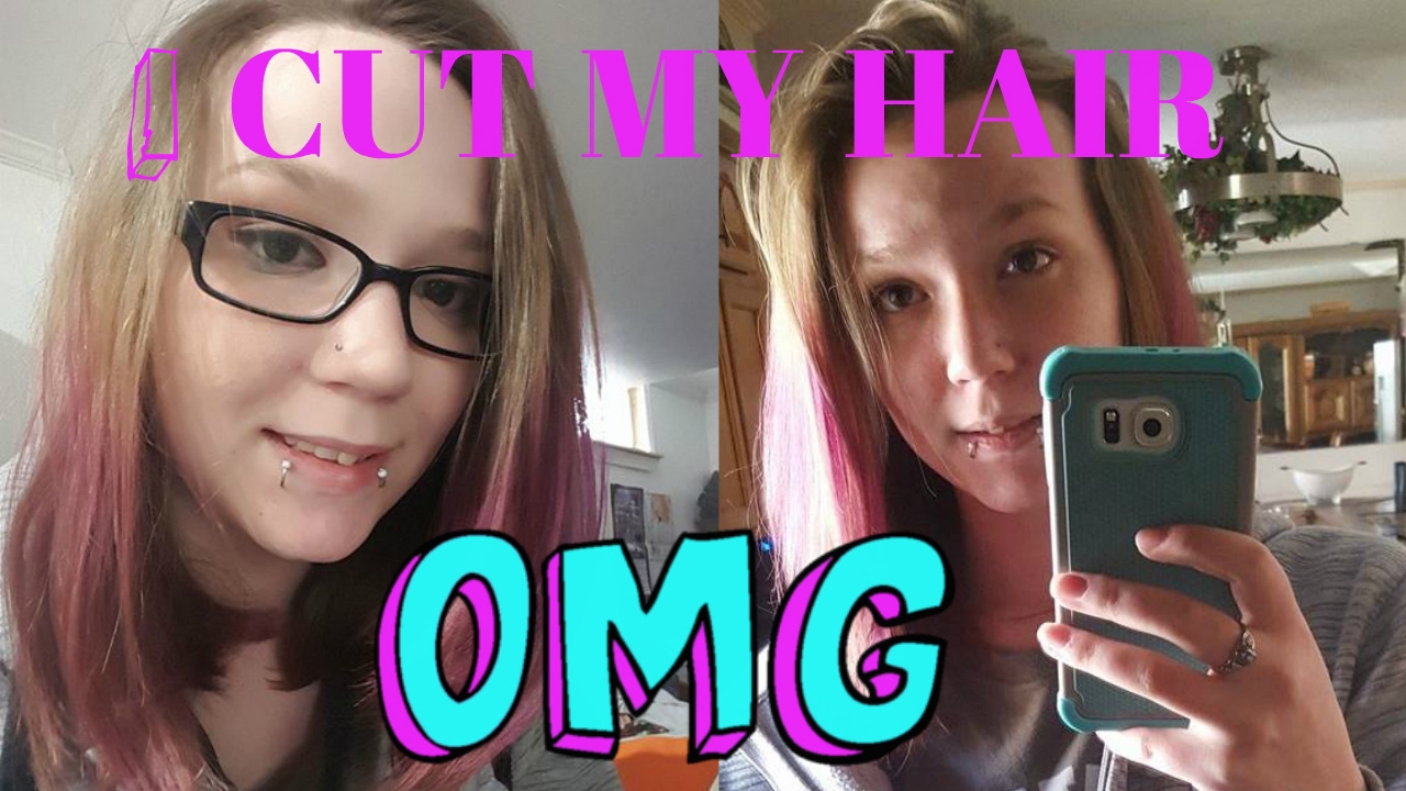 I CUT MY HAIR OFF (All By Myself) How to cut your hair YouTube