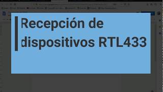 Monitorización de dispositivos RTL433 con RTL-SDR