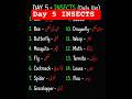 Insects Name| English Learning#viral #trending