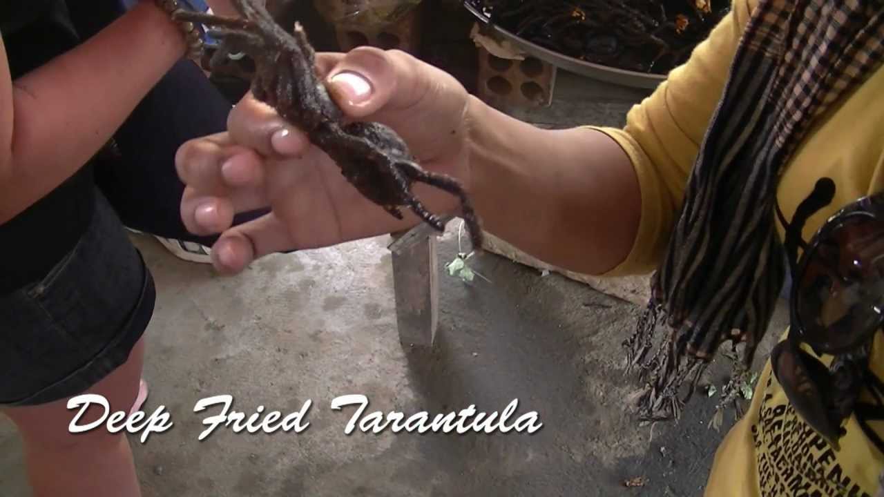 Cambodian Cuisine Deep Fried Tarantula YouTube