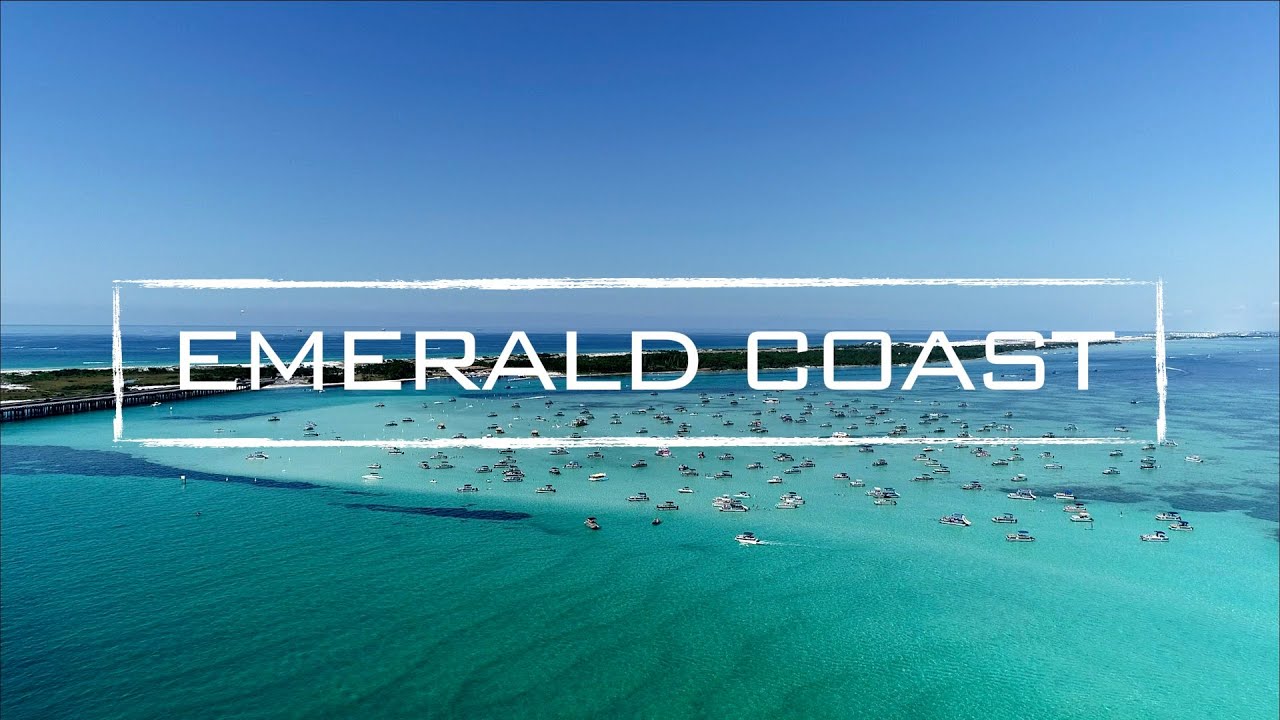 Emerald Coast, Florida 4K Drone Footage YouTube