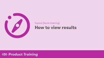 Explore (Social Listening): How to View Results